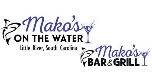 makos on the water new logo and Makos Marina Bar logo