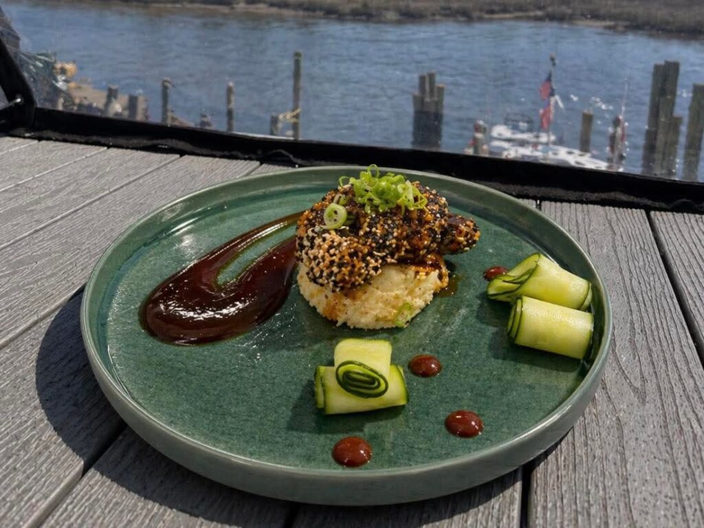 plating for coastal dining at Makos On the Water