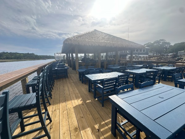 over the intercoastal bar